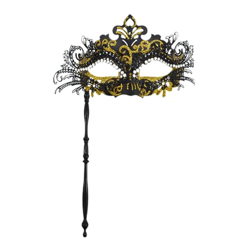 Uqezagpa Maskerade Halloween Bälle Weihnachten Erwachsene Kinder Karneval mit Stock Karneval von Uqezagpa