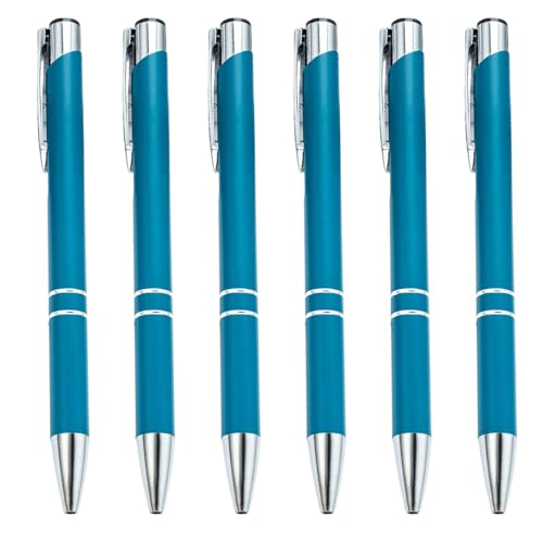Uqezagpa Metall-Kugelschreiber, 1,0 mm, einziehbarer Kugelschreiber, lustig, für Schule, Büro, 6 Stück Uqezagpa Metall-Kugelschreiber, 1,0 mm, einziehbarer Kugelschreiber, lustig, für Schule, Büro, 6 Stück von Uqezagpa