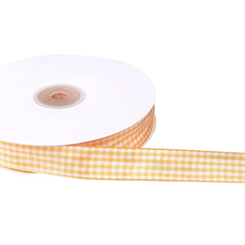 Uqezagpa Multifunktionale Bänder mit Gingham-Muster, Bastelband zum Verpacken von Party-Dekoration von Uqezagpa