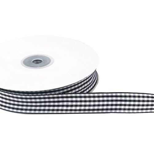 Uqezagpa Multifunktionale Bänder mit Gingham-Muster, Bastelband zum Verpacken von Party-Dekoration von Uqezagpa