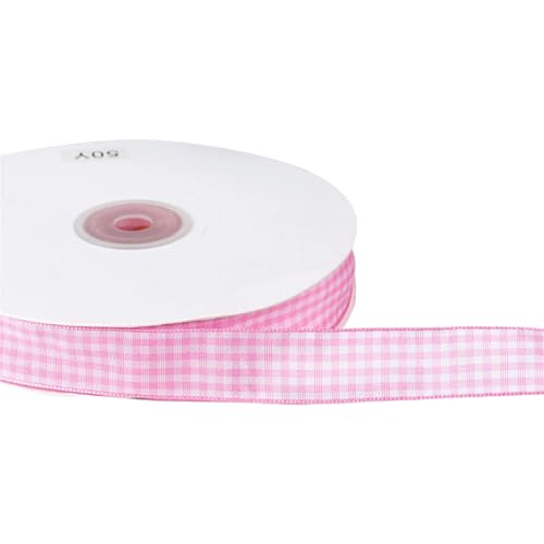 Uqezagpa Multifunktionale Bänder mit Gingham-Muster, Bastelband zum Verpacken von Party-Dekoration von Uqezagpa