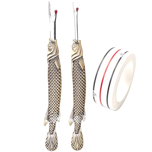 Uqezagpa Nahttrenner mit Nähband, Nähtrenner, Fadenentferner zum Nähen, Nadelarbeiten, Entfernen, 2 Stück Uqezagpa Nahttrenner mit Nähband, Nähtrenner, Fadenentferner zum Nähen, Nadelarbeiten, Entfernen, 2 Stück von Uqezagpa