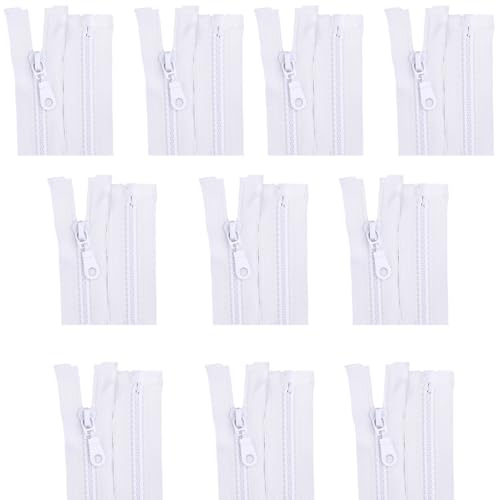 Uqezagpa Nylon-Reißverschlüsse zum Nähen, Basteln, 70 cm, Näh-Reißverschlüsse, offenes Ende, für Taschen, Geldbörsen, Taschen, 10 Stück Uqezagpa Nylon-Reißverschlüsse zum Nähen, Basteln, 70 cm, Näh-Reißverschlüsse, offenes Ende, für Taschen, Geldbörsen, Taschen, 10 Stück von Uqezagpa
