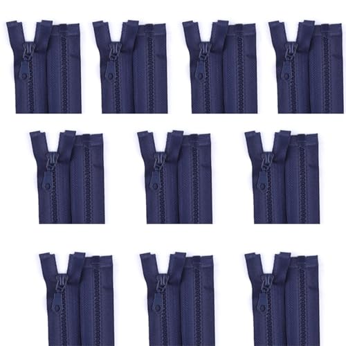 Uqezagpa Nylon-Reißverschlüsse zum Nähen, Basteln, 70 cm, Näh-Reißverschlüsse, offenes Ende, für Taschen, Geldbörsen, Taschen, 10 Stück Uqezagpa Nylon-Reißverschlüsse zum Nähen, Basteln, 70 cm, Näh-Reißverschlüsse, offenes Ende, für Taschen, Geldbörsen, Taschen, 10 Stück von Uqezagpa
