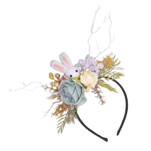 Uqezagpa Plüsch Kaninchen Stirnband Weihnachten Kaninchen Haarband Kostüm Zubehör Stoff Textur Geeignet für Kinder von Uqezagpa