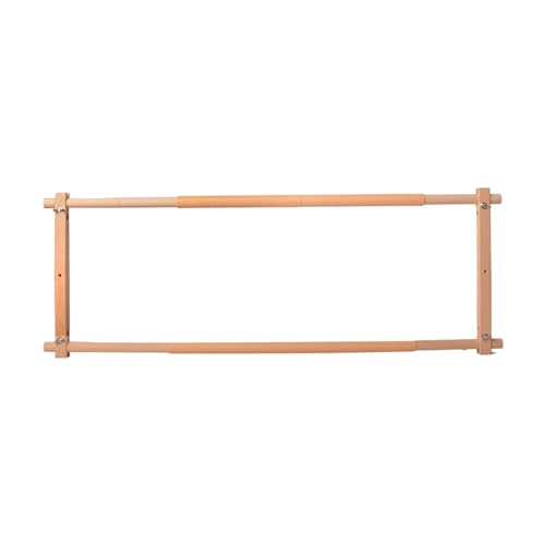 Uqezagpa Quadratischer Quilt-Rahmen mit PVC-Clip, Holz-Stickereirahmen für Stickerei, Handarbeiten von Uqezagpa