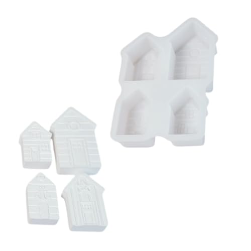 Uqezagpa Silikonform in Wal- oder Hausform zum Basteln von Auto, Seife, Kerzen, Harzen, Zement, Gips, dekorativ Uqezagpa Silikonform in Wal- oder Hausform zum Basteln von Auto, Seife, Kerzen, Harzen, Zement, Gips, dekorativ von Uqezagpa