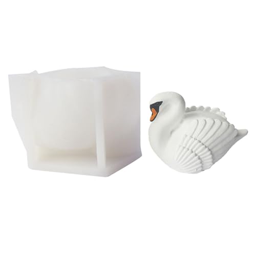 Uqezagpa Silikonformen in Vogelform, Kerzenformen, Epoxidharz-Formen für Kerzen, Seife, Gips, Dekorationen, Kuchen, Fondant von Uqezagpa