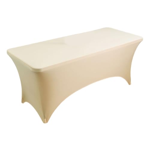 Uqezagpa Spandex-Tischdecke, Polyester, rechteckig, dehnbar, eng anliegend Uqezagpa Spandex-Tischdecke, Polyester, rechteckig, dehnbar, eng anliegend von Uqezagpa