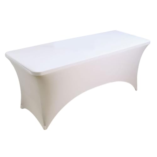 Uqezagpa Spandex-Tischdecke, Polyester, rechteckig, dehnbar, eng anliegend Uqezagpa Spandex-Tischdecke, Polyester, rechteckig, dehnbar, eng anliegend von Uqezagpa