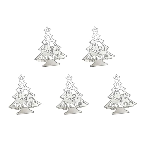 Uqezagpa Stanzformen mit Weihnachtsmotiv für Kartenherstellung, Fotoalbum, Tagebuch, Dekoration, Scrapbooking, Prägeschablone, 5 Stück Uqezagpa Stanzformen mit Weihnachtsmotiv für Kartenherstellung, Fotoalbum, Tagebuch, Dekoration, Scrapbooking, Prägeschablone, 5 Stück von Uqezagpa