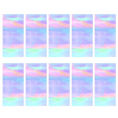 Uqezagpa Tischdecke aus Aluminiumfolie, bunt, Regenbogenfarben, rechteckig, Esstisch, für Hochzeit, Party Uqezagpa Tischdecke aus Aluminiumfolie, bunt, Regenbogenfarben, rechteckig, Esstisch, für Hochzeit, Party von Uqezagpa