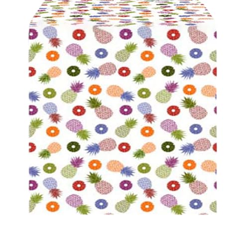 Uqezagpa Tischdecke mit lebhaftem Obstmuster, Tischläufer für Esstischdecke, Polyesterstoff, einfach zu verwenden Uqezagpa Tischdecke mit lebhaftem Obstmuster, Tischläufer für Esstischdecke, Polyesterstoff, einfach zu verwenden von Uqezagpa