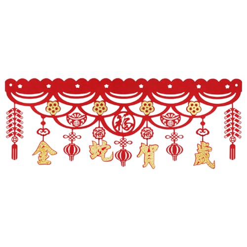 Uqezagpa Traditionelle Frühlings-Festival-Dekoration, Fransen zum Aufhängen, Ornament für Wohnzimmer, horizontal, farbige Türkopf-Verzierung, bunte Party-Banner Uqezagpa Traditionelle Frühlings-Festival-Dekoration, Fransen zum Aufhängen, Ornament für Wohnzimmer, horizontal, farbige Türkopf-Verzierung, bunte Party-Banner von Uqezagpa