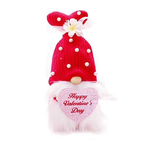 Uqezagpa Valentinstag-Strickmütze, gesichtslos, Schreibtisch-Ornament für Festival, Urlaub, Neujahrsparty Uqezagpa Valentinstag-Strickmütze, gesichtslos, Schreibtisch-Ornament für Festival, Urlaub, Neujahrsparty von Uqezagpa