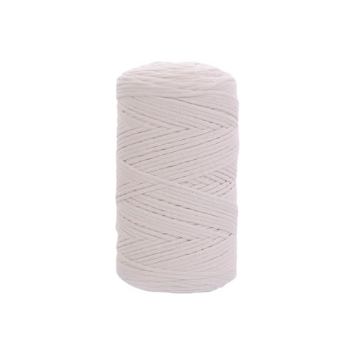 Uqezagpa Weiches Milch-Baumwollgarn, weiches Häkelgarn, 3 mm breit, weiches Babydeckengarn zum Häkeln, Weben, Pullover, 250 g Uqezagpa Weiches Milch-Baumwollgarn, weiches Häkelgarn, 3 mm breit, weiches Babydeckengarn zum Häkeln, Weben, Pullover, 250 g von Uqezagpa