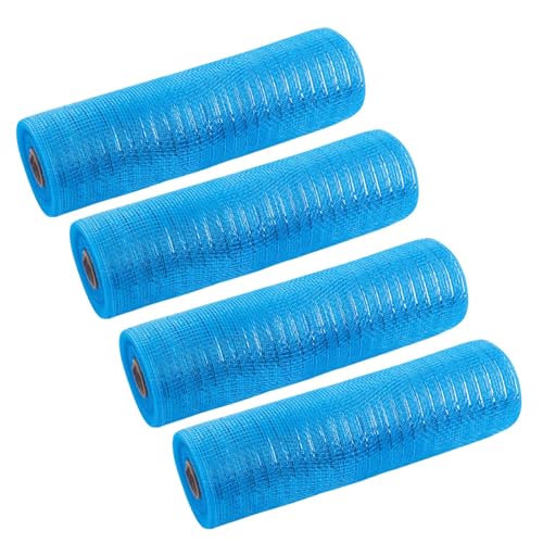 Uqezagpa Weihnachtsbaumschmuck aus Netzstoff, tragbar, wasserdicht, für Bastelarbeiten, Feiertagsdekorationen, mehrfarbig, 4 Uqezagpa Weihnachtsbaumschmuck aus Netzstoff, tragbar, wasserdicht, für Bastelarbeiten, Feiertagsdekorationen, mehrfarbig, 4 von Uqezagpa