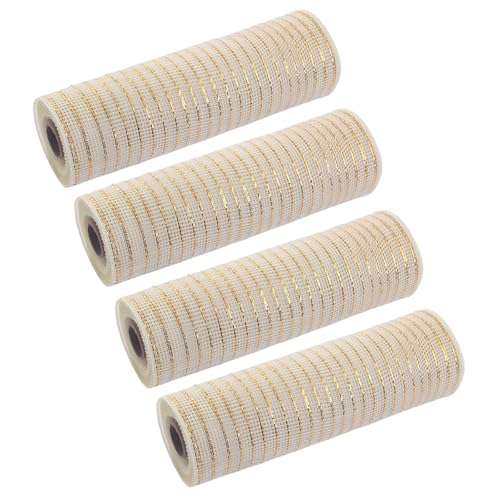 Uqezagpa Weihnachtsbaumschmuck aus Netzstoff, tragbar, wasserdicht, für Bastelarbeiten, Feiertagsdekorationen, mehrfarbig, 4 Uqezagpa Weihnachtsbaumschmuck aus Netzstoff, tragbar, wasserdicht, für Bastelarbeiten, Feiertagsdekorationen, mehrfarbig, 4 von Uqezagpa