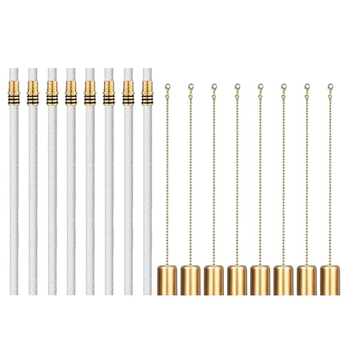 Uqezagpa Weinflaschenlampe und Öllampendochte Set zur Herstellung von Weinflaschenlampe, Gartenfackeln, Weinflaschenlicht, Zuhause von Uqezagpa