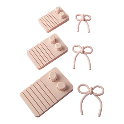 Wiederverwendbarer Ton-Schmuck für Ohrringe, Anhänger, mit Formhilfe und Schleifenmuster, Tonschleife Wiederverwendbarer Ton-Schmuck für Ohrringe, Anhänger, mit Formhilfe und Schleifenmuster, Tonschleife von Uqezagpa