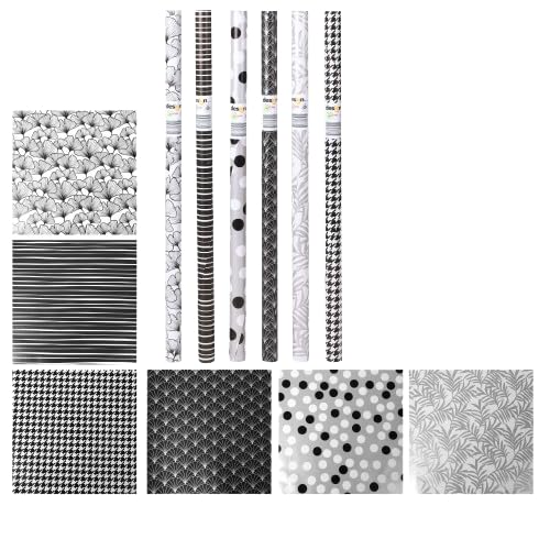 Geschenkpapier, Dekoration, Schwarz & Weiß, 200 x 70 cm Geschenkpapier, Dekoration, Schwarz & Weiß, 200 x 70 cm von Urban Living