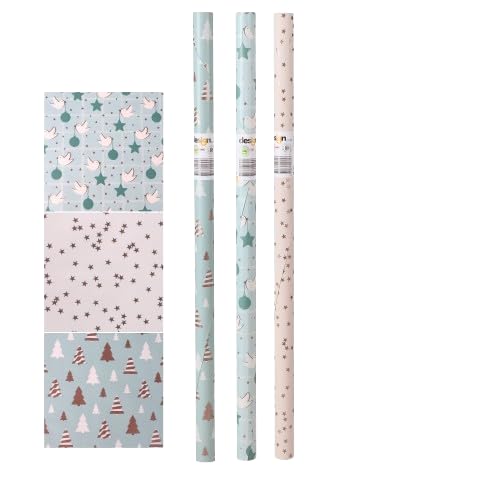 Geschenkpapier Weihnachten Dekoration "Peaceful Light" 200 x 70 cm von Urban Living