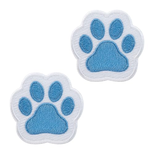 Urbanski Patch 2 süße Tierpfoten in blau zum Aufbügeln 5 x 5,1 cm | Aufnäher Applikation Bügelbild Urbanski Patch 2 süße Tierpfoten in blau zum Aufbügeln 5 x 5,1 cm | Aufnäher Applikation Bügelbild von Urbanski