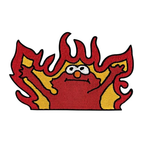 Urbanski Patch Hellmo Elmo Rising Meme zum Aufbügeln 6,8 x 9,5 cm | Aufnäher Applikation Bügelbild Urbanski Patch Hellmo Elmo Rising Meme zum Aufbügeln 6,8 x 9,5 cm | Aufnäher Applikation Bügelbild von Urbanski