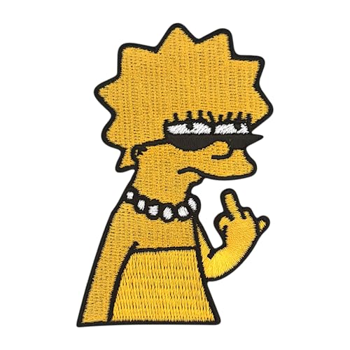 Urbanski Patch Lisa Simpson zeigt Finger zum Aufbügeln 7,5 x 5 cm | Aufnäher Applikation Bügelbild Urbanski Patch Lisa Simpson zeigt Finger zum Aufbügeln 7,5 x 5 cm | Aufnäher Applikation Bügelbild von Urbanski