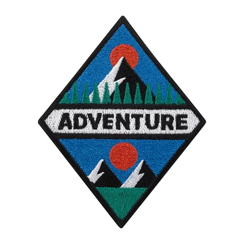 Urbanski Patch Mountain Adventure zum Aufbügeln 10 x 7,9 cm | Aufnäher Applikation Bügelbild Urbanski Patch Mountain Adventure zum Aufbügeln 10 x 7,9 cm | Aufnäher Applikation Bügelbild von Urbanski