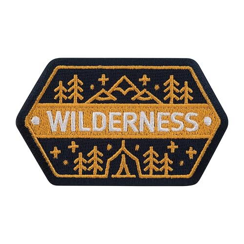 Urbanski Patch Wilderness Natur Berge Wandern zum Aufbügeln 5,1 x 8,5 cm | Aufnäher Applikation Bügelbild Urbanski Patch Wilderness Natur Berge Wandern zum Aufbügeln 5,1 x 8,5 cm | Aufnäher Applikation Bügelbild von Urbanski