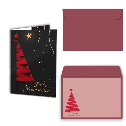 Urdays Weihnachtskarten 20er Set mit Umschlägen Klappkarten für Weihnachtsgrüße 20 Stück – Frohe Weihnachten Sternen Himmel Urdays Weihnachtskarten 20er Set mit Umschlägen Klappkarten für Weihnachtsgrüße 20 Stück – Frohe Weihnachten Sternen Himmel von Urdays