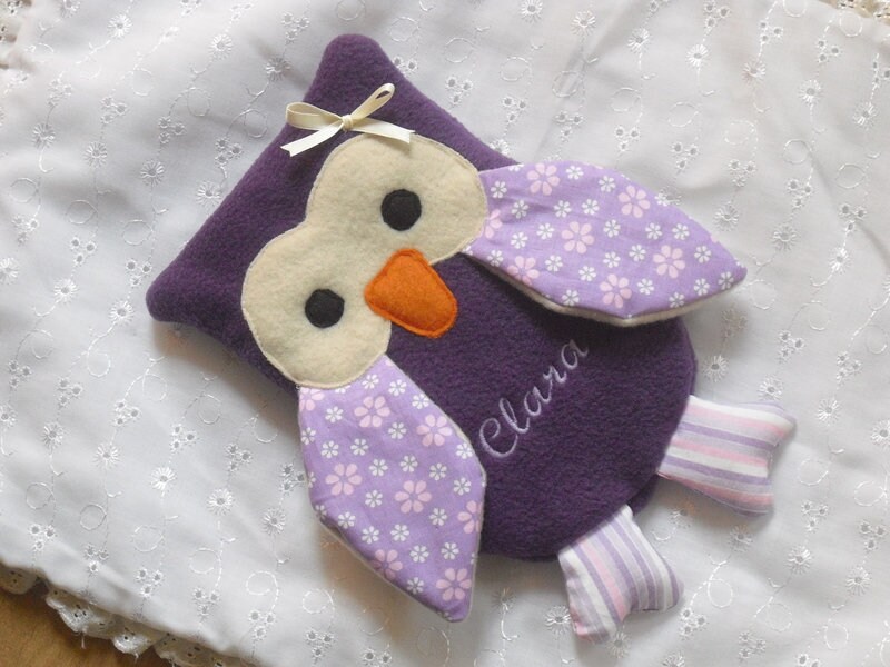 Wärmekissen - Eule Mit Wunschname Wärmekissen - Eule Mit Wunschname von UrdesGeschenke