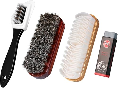 Wildlederbürste für Schuhe 7er Set Schuhbürste Raulederbürste Vielseitig Nubukleder Bürste mit Messingborsten, Radiergummi und Reinigungstuch für Nubuk, Wildleder und Velour Wildlederbürste für Schuhe 7er Set Schuhbürste Raulederbürste Vielseitig Nubukleder Bürste mit Messingborsten, Radiergummi und Reinigungstuch für Nubuk, Wildleder und Velour von Urganvem