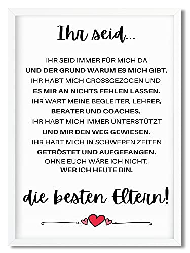Urhome Kunstdruck Definition Die besten Eltern mit Bilderrahmen Weiß in DIN A5 - Worterklärung wie im Duden Lexikon Wandbild Wanddeko mit Spruch Holz Rahmen für Wohnung Familie Freunde Urhome Kunstdruck Definition Die besten Eltern mit Bilderrahmen Weiß in DIN A5 - Worterklärung wie im Duden Lexikon Wandbild Wanddeko mit Spruch Holz Rahmen für Wohnung Familie Freunde von Urhome