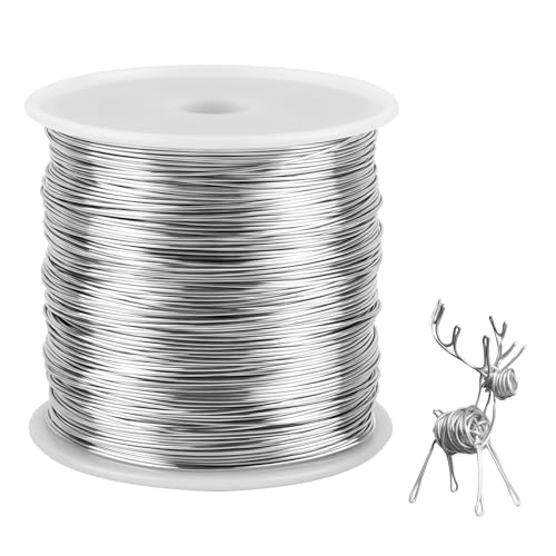 1 Rolle 304 Edelstahldraht, Silberdraht zum Basteln,Basteldraht 100m x 0.5mm,The Wire Biegbarer,Bindedraht,edelstahldraht für Schmuckherstellung, Heimwerken, Basteln 1 Rolle 304 Edelstahldraht, Silberdraht zum Basteln,Basteldraht 100m x 0.5mm,The Wire Biegbarer,Bindedraht,edelstahldraht für Schmuckherstellung, Heimwerken, Basteln von Urker
