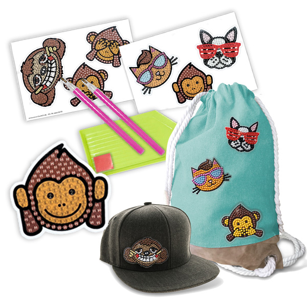 Diamond Painting Sticker "Feelings", 1 Bastelset für Kinder Diamond Painting Sticker "Feelings", 1 Bastelset für Kinder von Ursus