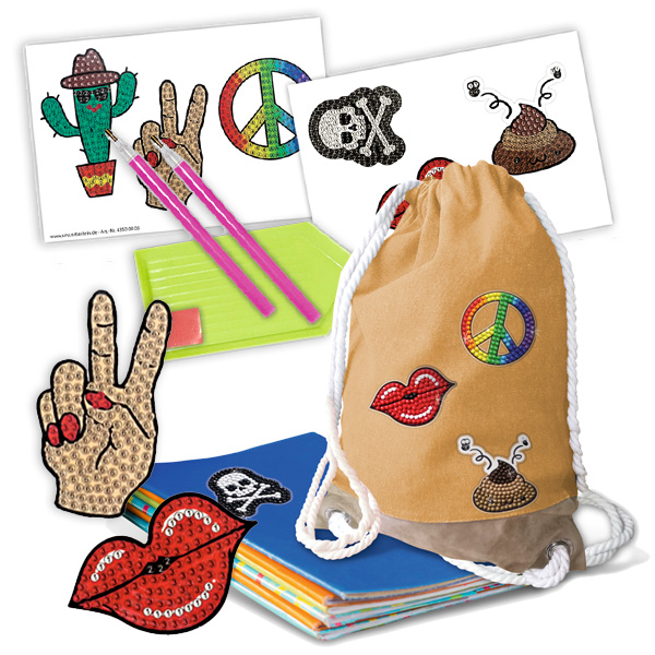 Diamond Painting Sticker "Funny"