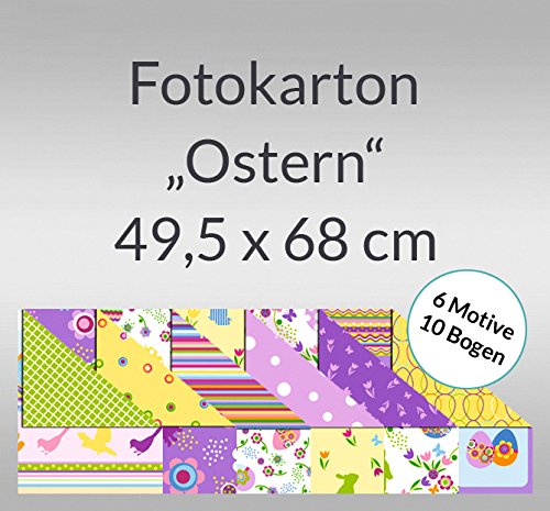 Fotokarton "Ostern" 49,5 x 68 cm - 10 Bogen sortiert Fotokarton "Ostern" 49,5 x 68 cm - 10 Bogen sortiert von Ursus