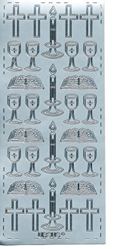 Kreativsticker Ursus 1 Stück Motiv Kerze und Kelch 10x23 cm von Ursus
