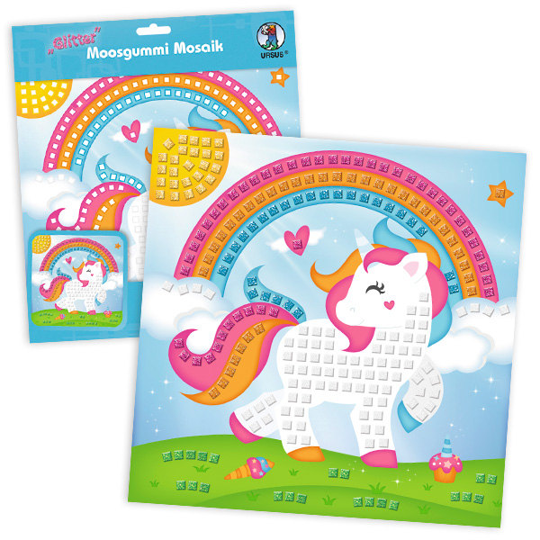 Moosgummi-Mosaik Bastelset "Einhorn" Moosgummi-Mosaik Bastelset "Einhorn" von Ursus