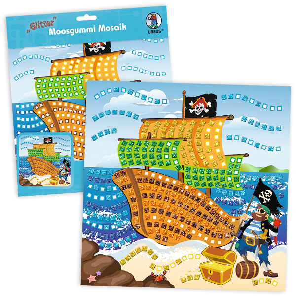 Moosgummi-Mosaik Bastelset "Pirat" Moosgummi-Mosaik Bastelset "Pirat" von Ursus