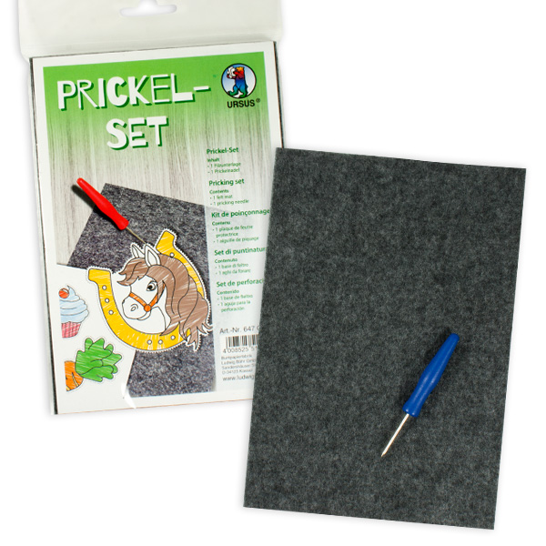 Prickel-Set, Filzunterlage mit Prickelnadel Prickel-Set, Filzunterlage mit Prickelnadel von Ursus