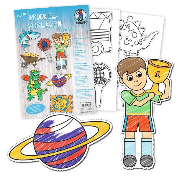 Prickel-Vorlagen für Jungen, 27 Motive Prickel-Vorlagen für Jungen, 27 Motive von Ursus