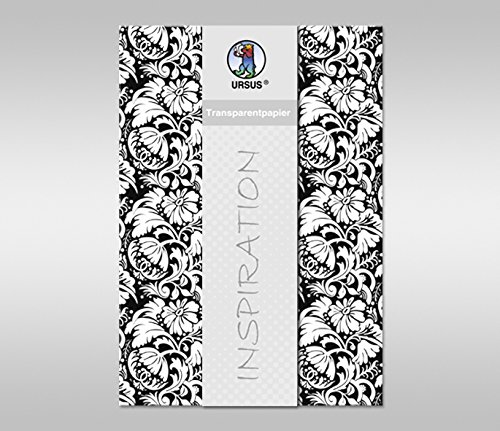 Transparentpapier "Black & White" DIN A4 Blüten Transparentpapier "Black & White" DIN A4 Blüten von Ursus