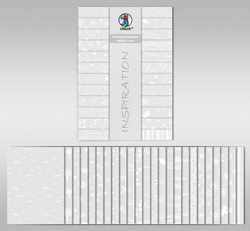 Transparentpapier-Block DIN A4, White Line [Spielzeug] von Ursus