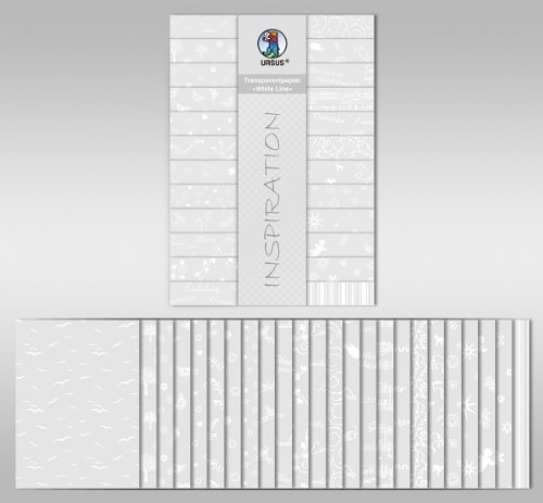 Transparentpapier-Block DIN A4, White Line [Spielzeug] von Ursus