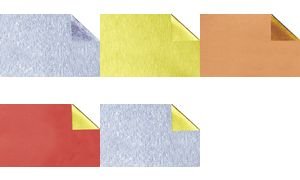 URSUS Alu-Bastelfolie, (B)500 x (L)800 mm, rot/gold von Ursus