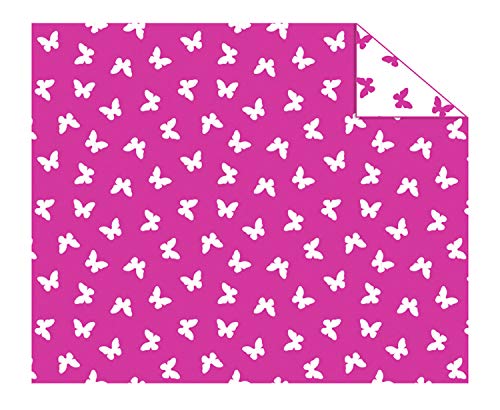 Ursus 11284667 - Fotokarton, Schmetterling eosin, DIN A4, 10 Blatt, 300 g/qm, beidseitig bedruckt, aus Frischzellulose, ideale Grundlage für kreative Bastelarbeiten von Ursus