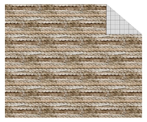 Ursus 11404601 - Fotokarton, Modellbau, Holzschindel braun, DIN A4, 300 g/qm, 10 Blatt, beidseitig bedruckt, aus Frischzellulose, ideale Grundlage für Papierkunstwerke von Ursus
